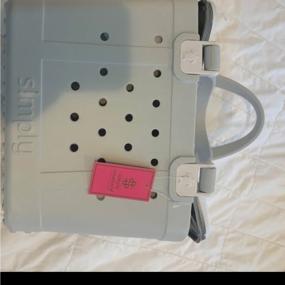 Simply Southern Gray Tote Bag